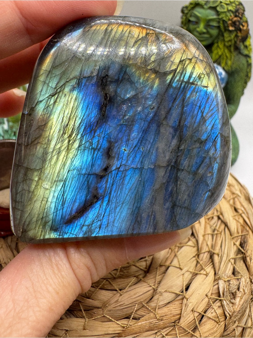 Labradorite free form - Blue & Gold Iridescent Crystal